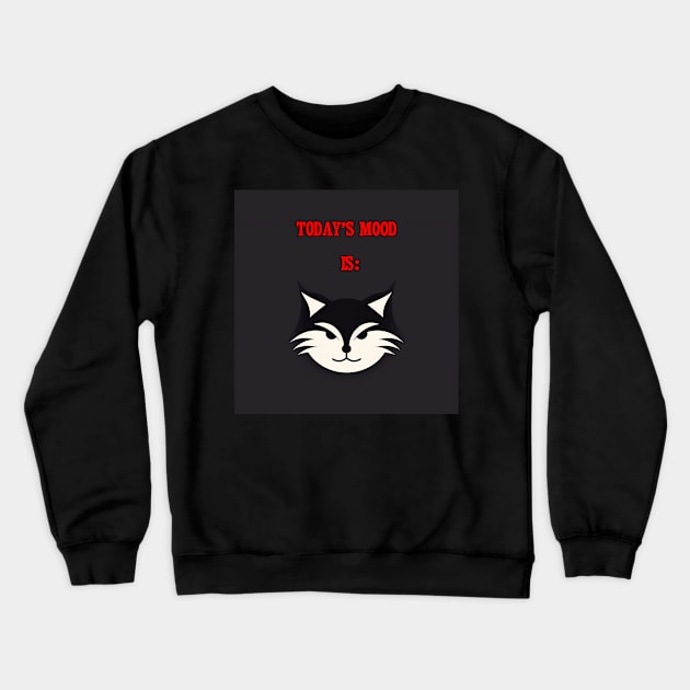 The Mood Cat Collection: Mood Three Crewneck Sweatshirt by SimonWoodbine